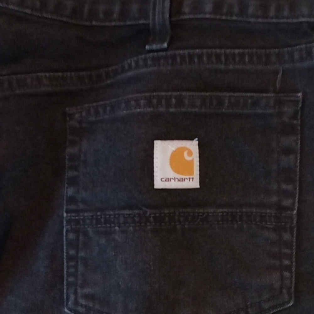 Carhartt Relaxed Fit Jeans Working Pants Men's Sz 40x30 Black EUC NICE! - Picture 11 of 12